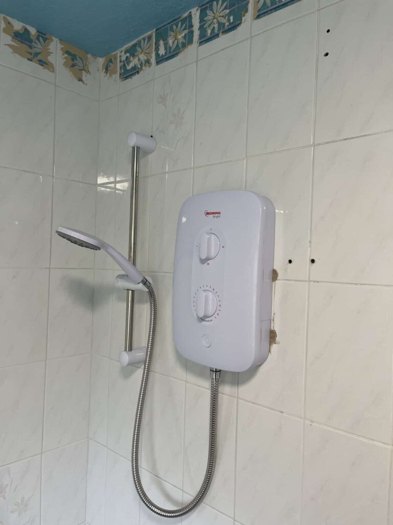 Electric Shower Installation by electric-cal solutions in Worksop