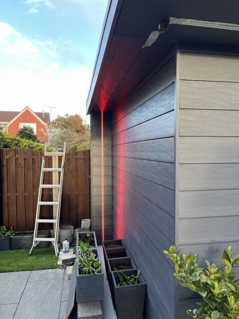 Outdoor electrics Outdoor Lighting Outdoor LED log cabin by electric-cal solutions in Worksop