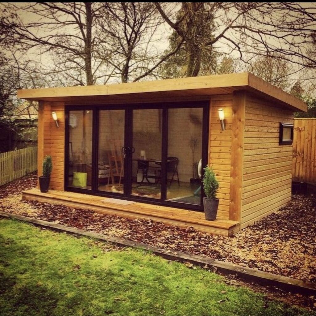 Log Cabin Outdoor Lighting electrical services by electrc-cal solutions in Worksop