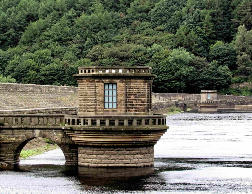 Ladybower Reservoir in Derbyshire. Electrician In Derbyshire providing electrical services to Derby and Derbyshire.